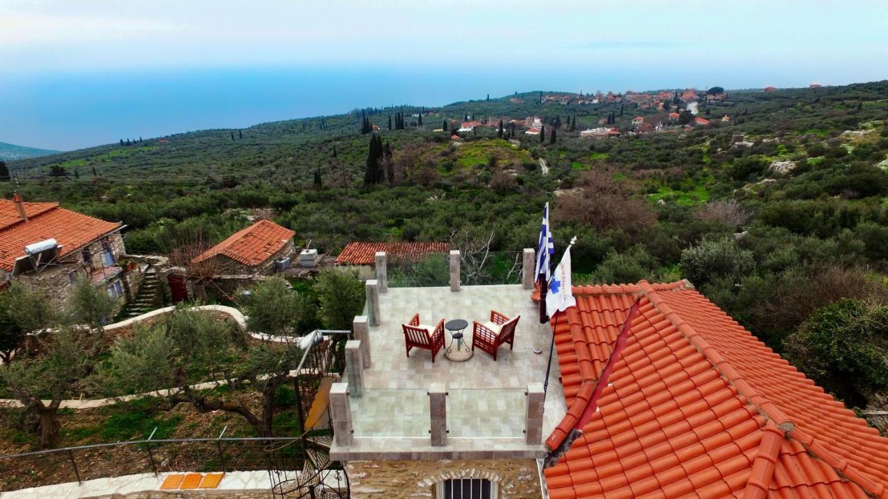 Villa Somatiana- Traditional Stone House , West Mani Thalámai Exterior foto